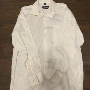 GEOFFREY BEENE MENS CLASSIC WHITE DRESS SHIRT